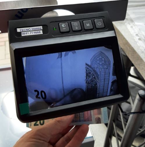 Verificatore di Banconote Videocamera IR Slim - Conta Monete
